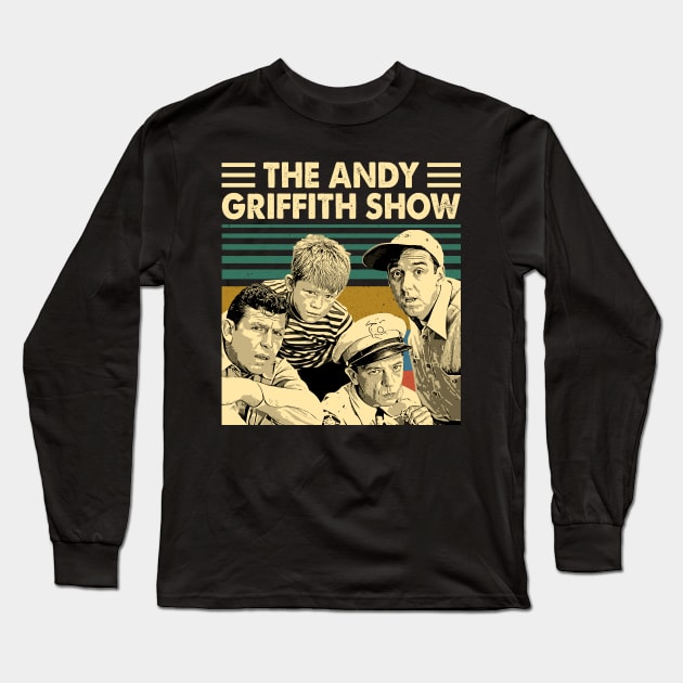 Funny Griffith Show Vintage Long Sleeve T-Shirt by Anthropomorphic